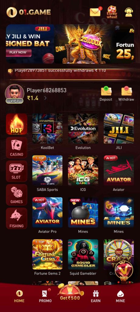 01GAME APK