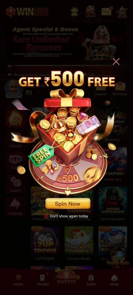 Wininr app