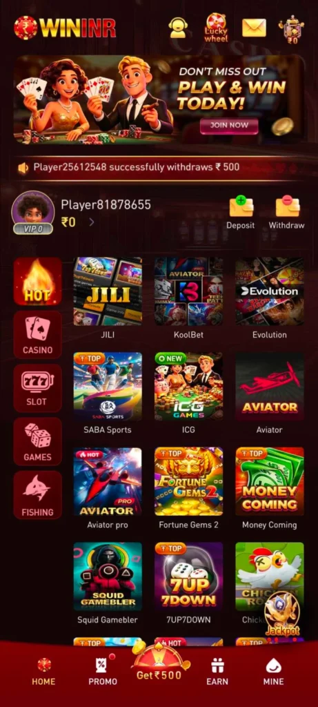 Wininr game